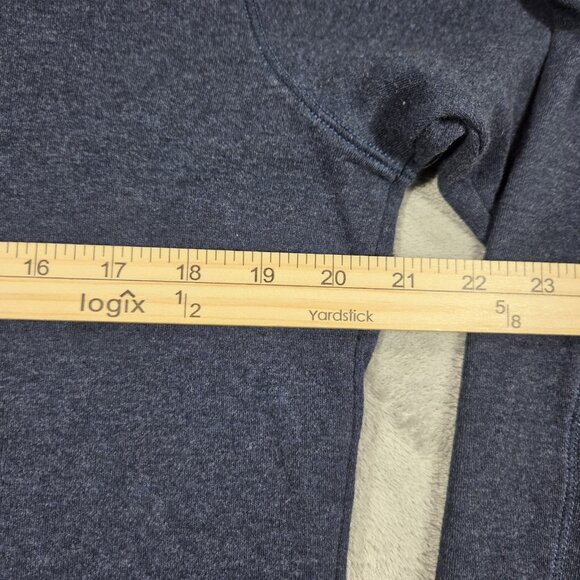 Robert Graham Sweater Mens Medium Navy Blue Knit 1/4 Zip Preppy Casual Shirt - Picture 7 of 8